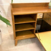 Mini-Barschrank, Vintage 1960's, kleine Kommode, verschließbar, Spiegelfach, Ablagefächer, Flurkommode, Konsole, Mid Century Modern, Nussbaum, Klassiker,