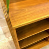 Mini-Barschrank, Vintage 1960's, kleine Kommode, verschließbar, Spiegelfach, Ablagefächer, Flurkommode, Konsole, Mid Century Modern, Nussbaum, Klassiker,