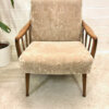 Mid Century Armchair, Casala 1950's, Easy Chair, Lounge Sessel, Sprossenarmlehnen, Rockabilly, Clubsessel, Vollholzgestell, Nussbaum, Designklassiker, Mid Century, Modern, Vintage
