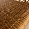 Couchtisch, Teakholz 1960's, Hans Wegner, Coffeetable, Tisch, Teak, Architekt, Surfboard, Vintage, Mid Century, 1960's, 60er, Designklassiker, Zeitungsablage, Magazinablage, Geflecht, geflochten, Made in Denmark