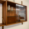 Paul Cadovius Royal System, Teakholz Regal, Regalwand, Mid Century, Vintage, 1960's, 1960er, Vitrine, Schiebetüren, Danish Design, Made in Denmark, Designklassiker, Architektur, Industrie