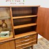 Highboard/ Buffetschrank Bartels Werke, Schrank, Teak, Teakholz, Vintage, Mid Century, Vitrine, Vitrinenschrank, Schubladen, Schiebetüren, dunkles Holz