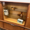 Highboard/ Buffetschrank Bartels Werke, Schrank, Teak, Teakholz, Vintage, Mid Century, Vitrine, Vitrinenschrank, Schubladen, Schiebetüren, dunkles Holz