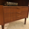 Mid Century Bar-Ecksckrank, 1960's, Teakholz, Teak, Vintage, 1970's, Danish Design, Made in Denmark, Minibar, Barfach, Schubladen, verschließbar, Highboard, Sideboard, Anrichte, Eckanrichte