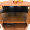 Mid Century Bar-Ecksckrank, 1960's, Teakholz, Teak, Vintage, 1970's, Danish Design, Made in Denmark, Minibar, Barfach, Schubladen, verschließbar, Highboard, Sideboard, Anrichte, Eckanrichte