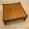 2er Set Coffee Table's, flach, Couchtische, Beistelltische, duo, Tekholz, Vintage Mid Century, eckig, Ablagetische, Lounge Tische, Danish Design, Designklassiker, 70er, 1970's, hellbraun
