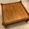 2er Set Coffee Table's, flach, Couchtische, Beistelltische, duo, Tekholz, Vintage Mid Century, eckig, Ablagetische, Lounge Tische, Danish Design, Designklassiker, 70er, 1970's, hellbraun