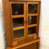 Mid Century Eckschrank, Danish Design, 1970's, Vitrine, Schrank, Schubladen, Schiebetüren, Lamellentüren, Bar, Barschrank, Vintage, Made in Denmark, Dyrlund, 1960's