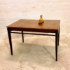 Teakholz Esstisch, Vintage 1960's, ausziehbar, klappbar, Palisander, Danish Design, Mid Century, 1970's, Dining Table, Konische Beine, Untergestell Palisander