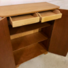 Mid Century Higboard, Eiche, 1960's, Herrenkommode, Wäschekommode, helles Holz, Eichefurnier, Fächer, Schubladen, Maserung, Vintage