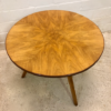 Mid Century Coffee Table, Beistelltisch, 1960's, Nussbaum, Rüster, Nierentisch, Zeitungsablage, true Vintage, Designklassiker, schräge Beine, Maserung, Couchtisch