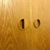 Danish Design Regalwand, HG Furniture, 1970's, Eiche, helles Holz, Bücherregal, Schrank, Mid Century, Made in Denmark, Rud Thygesen, Johnny Sørensen, Regalböden, Wandregal, 1960's, Designklassiker