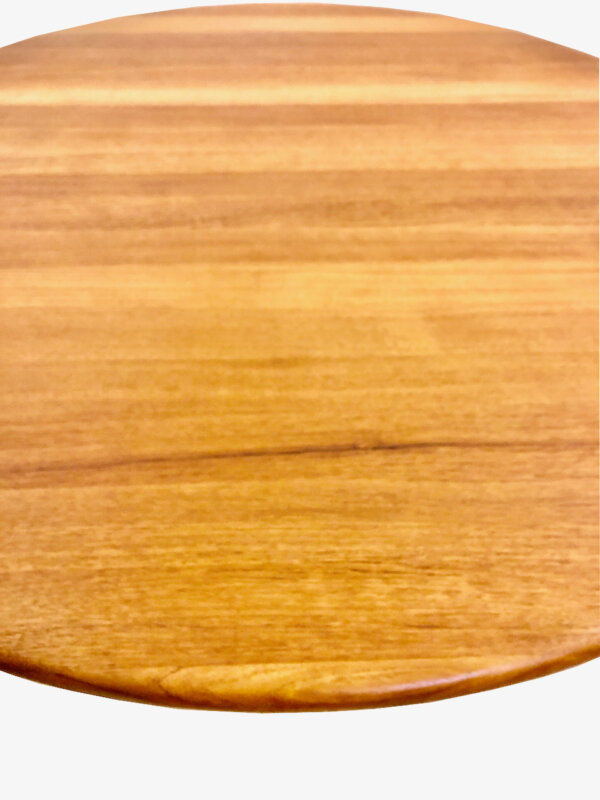 Teak Esstisch, Danish Design, 1970's, rund, Vintage, Mid Century, ausziehbar, Einsteckplatte, erweiterbar, Teakwood, dünne Platte, Tafel, Dining Table, Made in Denmark