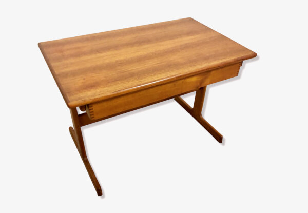 Mid Century Teakholz Konsole, Danish Design 1960's, Beistelltisch, mit Schublade, Vintage, Made in Denmark, Designklassiker, Phonotisch, Minibar, Nesting Table